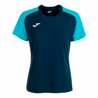 Волейбольная футболка женская Joma ACADEMY IV Темно-синий/Бирюзовый